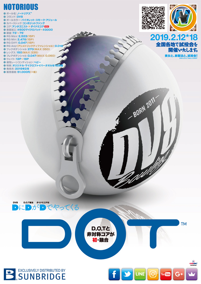 DV8 ノートリアス 限定特価 (PARKLANES PRO SHOP)